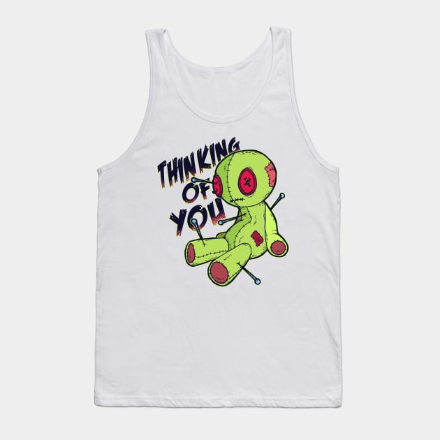 Voodoo Doll Thinking of you Tank Top by madeinchorley